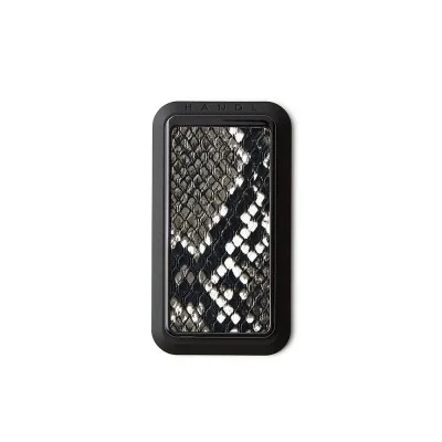 Handlstick animal collection _ Black/grey/white snakeskin